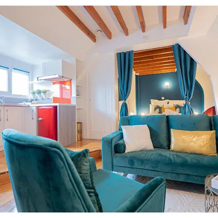 Апартаменты Le Cocon De La Cathedrale - Hypercentre - Jungle Chic - Vue Sur L'iton Et Cathedrale Эврё